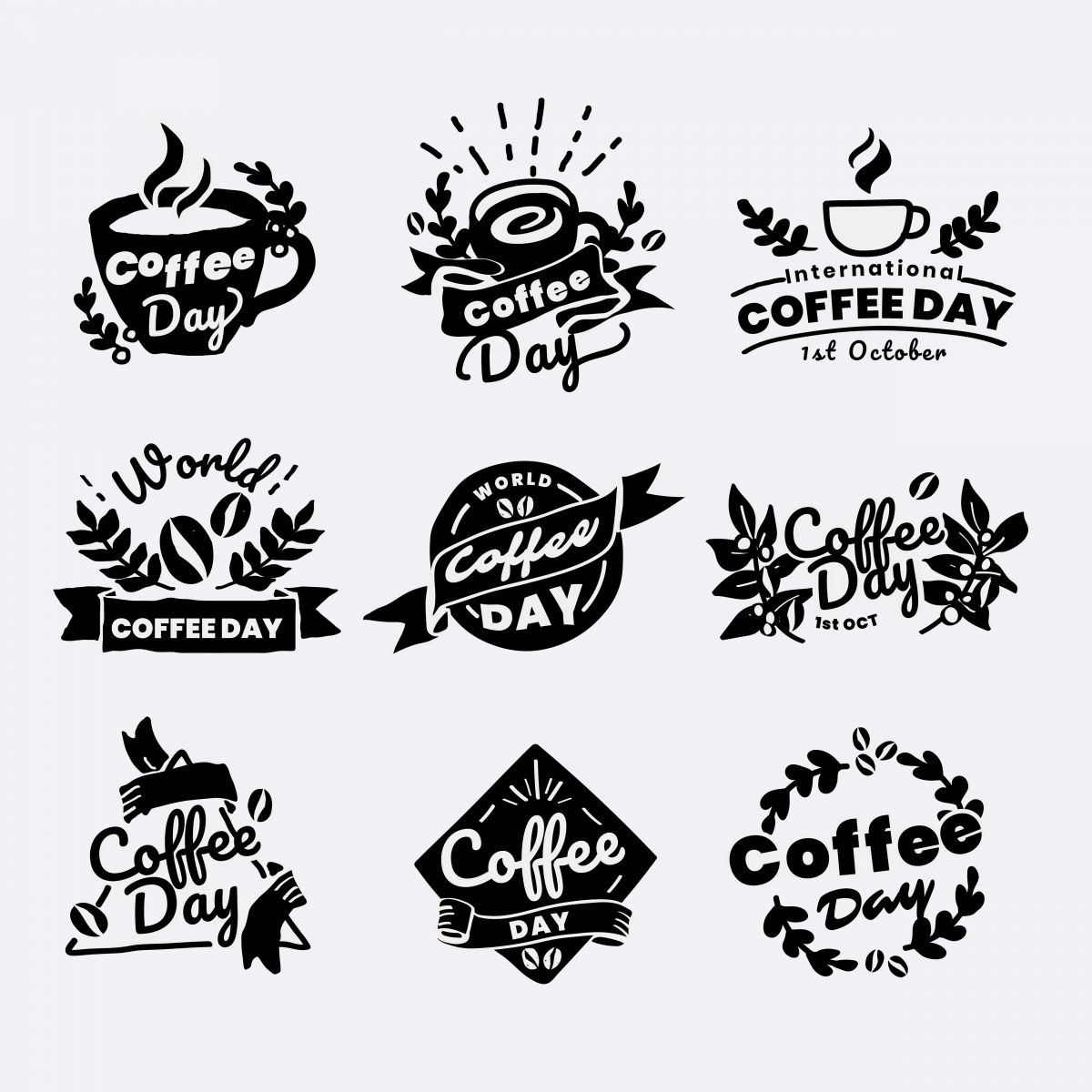 Logo cafe ngộ nghĩnh