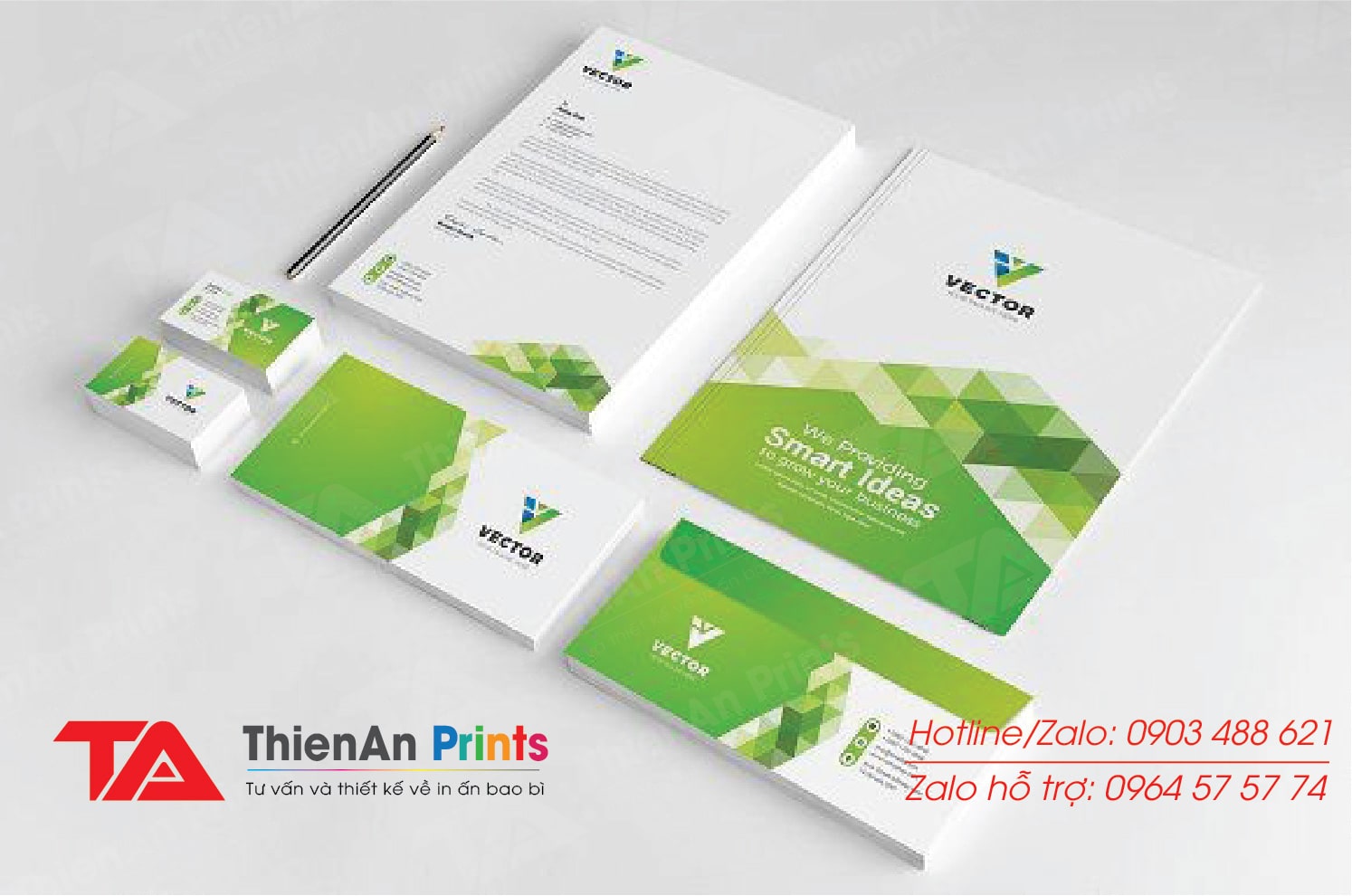 Mẫu bìa Folder kẹp name card