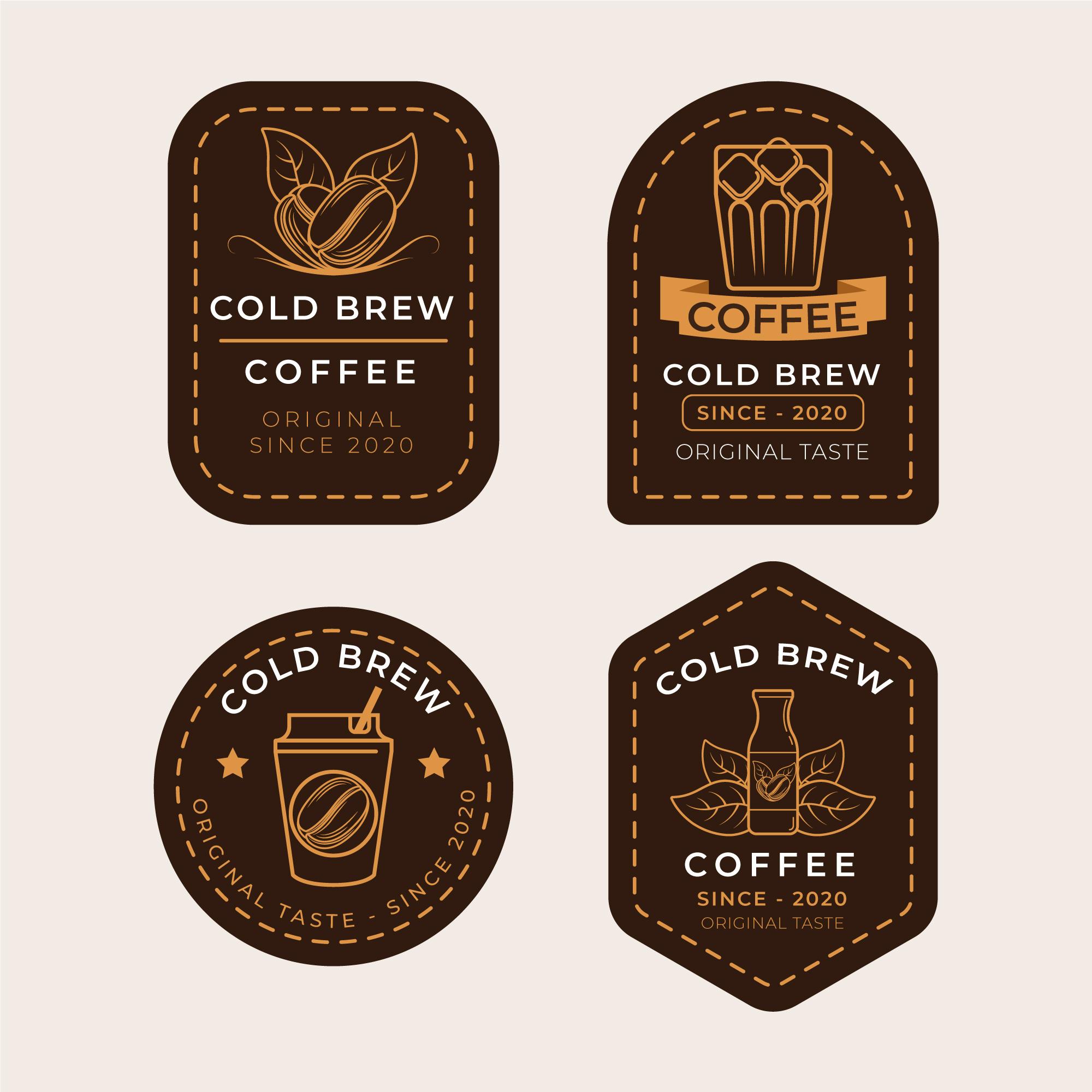 Download mẫu logo cafe cho quán, bao bì cafe